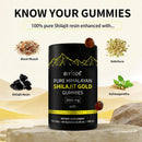 Pure Himalayan Shilajit Gummies  With Ashwagandha, Gokshura & Other Herbs