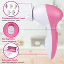 1Pc Facial Cleansing Brush Waterproof Face Spin Cleaning Brush